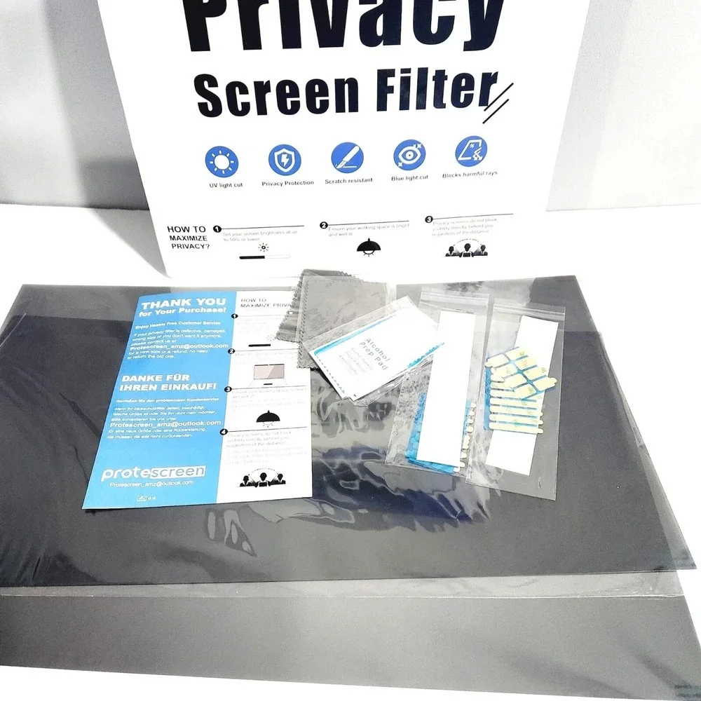 2 Pack‎ 23 Inch Computer Privacy Screen Filter for 16:9 Widescreen Monitor